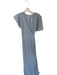 Show Me Your Mumu Size S Slate Blue Polyester Short Sleeve V Neck Maxi Dress Slate Blue / S
