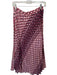 Maeve Size SP Red & Blue Polyester Elastic Waist Circles Pleated Maxi Skirt Red & Blue / SP