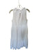 Lake Size M White Cotton Sleeveless Ruffle Collar Midi Dress White / M