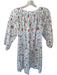 Lake Size S Green & Red Cotton Long Balloon Sleeve Botanical Buttons Dress Green & Red / S