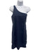 Outdoor Voices Size M Navy Blue Nylon & Lycra One Shoulder Princess Seams Dress Navy Blue / M