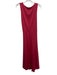 Rosetta Getty Collective Size M Red Pink Viscose Blend Sleeveless Twist Dress Red Pink / M
