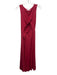 Rosetta Getty Collective Size M Red Pink Viscose Blend Sleeveless Twist Dress Red Pink / M