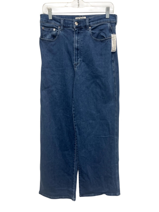 Le Jean Size 30 Dark Wash Cotton Blend Denim High Rise Button & Zip Fly Jeans Dark Wash / 30