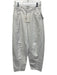 Aligne Size 28 White Cotton Denim Paneled Button & Zip Fly Barrel Leg Jeans White / 28
