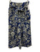 Adam Lippes Collective Size 0 Blue, cream & black Cotton Blend Botanical Pants Blue, cream & black / 0