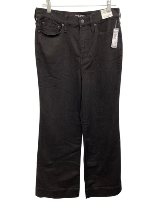 J. Crew Size 28 Black Cotton Blend Denim 5 Pocket Button & Zip Fly Jeans Black / 28