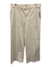 J. Crew Size 29 Cream White Cotton Blend Denim Patch Pocket Wide Leg Jeans Cream White / 29
