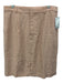 J. Crew Size 14 Pink Viscose Front Pleat Pocketed Front Slit Skirt Pink / 14