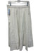 J. Crew Size 12 White Cotton Contrast Stitch Elastic Back Gathered Waist Skirt White / 12