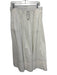 J. Crew Size 12 White Cotton Contrast Stitch Elastic Back Gathered Waist Skirt White / 12
