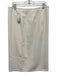 J. Crew Size 12 Cream White Polyester Blend Belt Loops Front Slit Pencil Skirt Cream White / 12