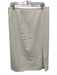 J. Crew Size 12 Cream White Polyester Blend Belt Loops Front Slit Pencil Skirt Cream White / 12