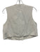 Claudie Pierlot Size 36 Cream White Lyocell blend Sleeveless Double Breasted Top Cream White / 36