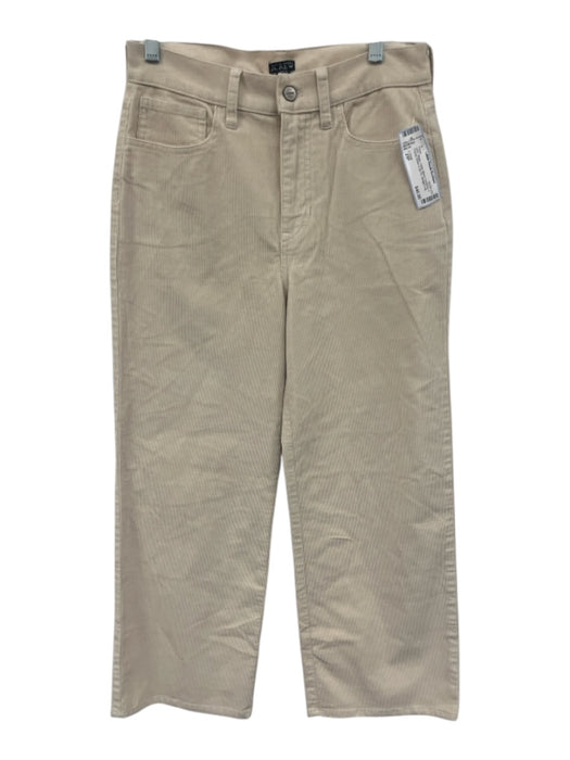 J. Crew Size 25P Beige Cotton Blend Corduroy 5 Pocket Button & Zip Fly Pants Beige / 25P