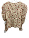 Hyacinth House Size M Red, Cream & Green Cotton Long Sleeve Floral Peplum Top Red, Cream & Green / M