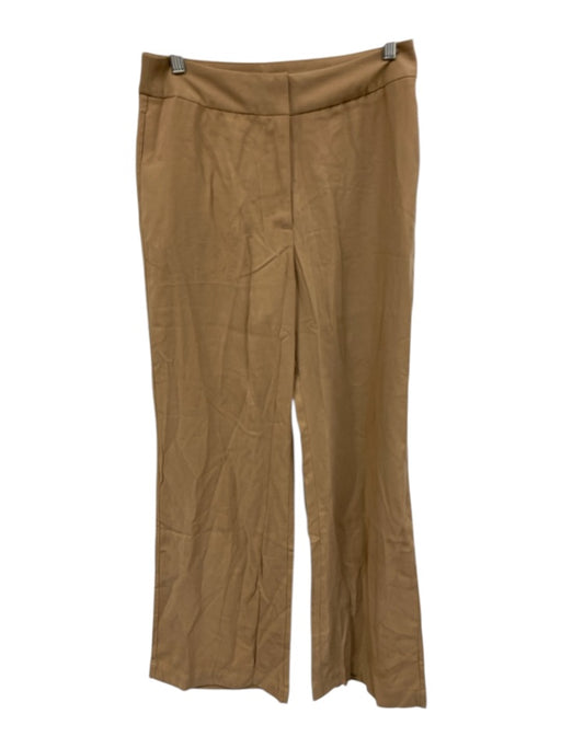 Tuckernuck Size 6 Taupe Rayon & Polyester Zip & Hook Closure High Waist Pants Taupe / 6