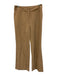 Tuckernuck Size 6 Taupe Rayon & Polyester Zip & Hook Closure High Waist Pants Taupe / 6