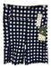 Tuckernuck Size XS Navy & white Polyester & Spandex High Rise Checked Shorts Navy & white / XS