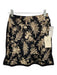 Tuckernuck Size XS Beige & Black Polyester Blend Elastic Waist Trim Detail Skort Beige & Black / XS
