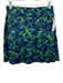 Tuckernuck Size S Blue & Green Polyester Blend Elastic Waist Pleat Detail Skort Blue & Green / S