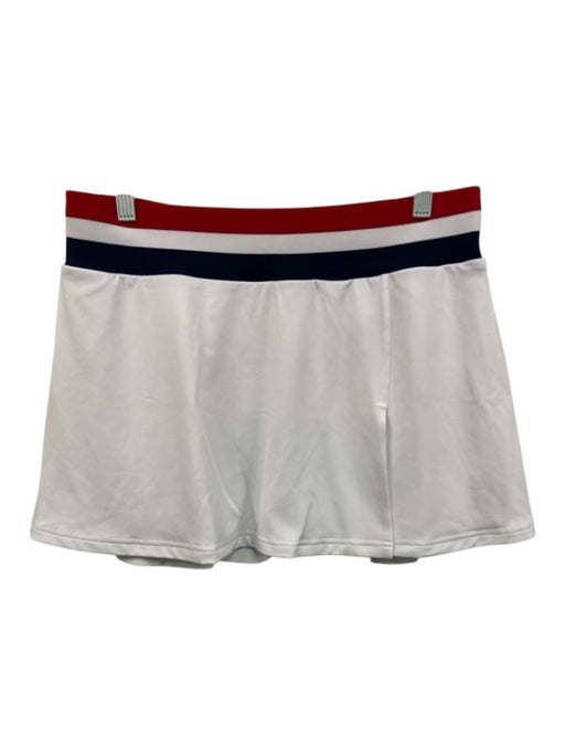 Tuckernuck Size L Red, White & Blue Polyester Blend Elastic Waist Skort Red, White & Blue / L