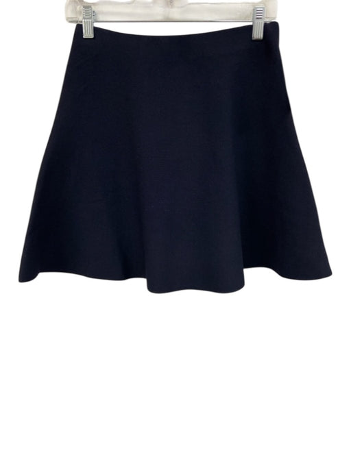 Tuckernuck Size S Navy Polyester & Viscose Elastic Waist A-line Above knee Skirt Navy / S