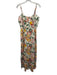 Layered with Love Size L Cream White, Green & Red Cotton Spaghetti Strap Dress Cream White, Green & Red / L
