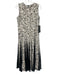 Tuckernuck Size 6 Gray, Black & White Polyester Sleeveless Floral Paneled Dress Gray, Black & White / 6