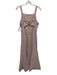 Tibi Size 4 Pink, White & Black Viscose Blend Striped Sleeveless Dress Pink, White & Black / 4