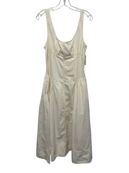 Proenza Schouler White Label Size 8 Cream White Nylon Blend Sleeveless Dress Cream White / 8