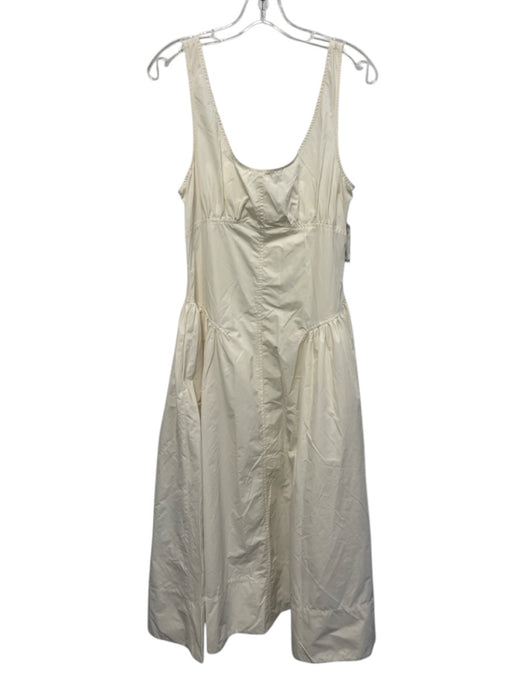 Proenza Schouler White Label Size 8 Cream White Nylon Blend Sleeveless Dress Cream White / 8