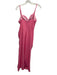 Donna Morgan Size 8 Pink Polyester Blend Spaghetti Strap Draped Cowl neck Dress Pink / 8