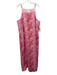 Hyacinth House Size XL Pink & Light Pink Cotton Blend Sleeveless Floral Dress Pink & Light Pink / XL