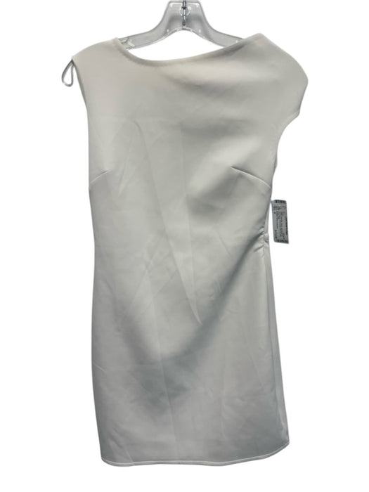 Rosetta Getty Collective Size S White Polyester Blend Asymmetrical Dress White / S