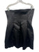 Marina Moscone Collective Size 14 Black Polyester Satin Strapless Pleated Dress Black / 14