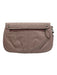 Coach Lavender Leather Pleated Silvertone hardware Wristlet Lavender