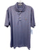 Peter Millar Size M Blue Synthetic Glasses Polo Athleisure Men's Short Sleeve Blue / M