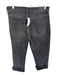 Pistola Size 27 Black Cotton High Waist Wide Leg Cuffed Jeans Black / 27