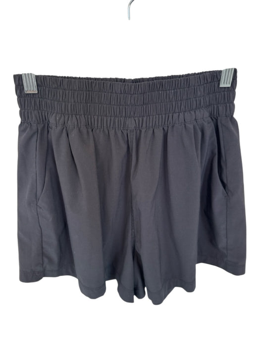 Vuori Size S Black Recycled Polyester Blend High Waist Elastic Waist Shorts Black / S