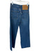 Zara Size 2 Dark Wash Cotton High Waist Wide Leg Jeans Dark Wash / 2