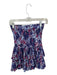 Isabel Marant Size 36 Purple & Blue Cotton High Waist Ikat Smocked Skirt Purple & Blue / 36