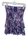 Isabel Marant Size 36 Purple & Blue Cotton High Waist Ikat Smocked Skirt Purple & Blue / 36