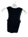 Simkhai Size XS Black Viscose Blend Vegan Leather Accents Ribbed Sleeveless Top Black / XS
