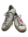 Golden Goose Shoe Size 38 White & Pink Leather Lace Up Athletic Sneakers White & Pink / 38