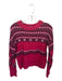 Scotch & Soda Size M Pink & Purple Acrylic & alpaca Crew Neck Geometric Sweater Pink & Purple / M