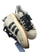 Adidas Shoe Size 7.5 Off White & Black Suede Low Top Athletic thick laces Shoes Off White & Black / 7.5