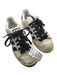 Adidas Shoe Size 7.5 Off White & Black Suede Low Top Athletic thick laces Shoes Off White & Black / 7.5