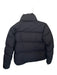 The Super Puff Size S Black Nylon Puffer Collar Zip Up Athletic Jacket Black / S