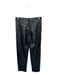 Wilfred Size 2 Black Polyester Vegan Leather Straight Leg High Waist Pants Black / 2